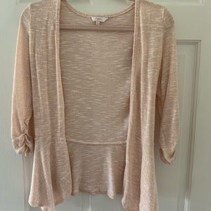 Soft pink Candie’s cardigan